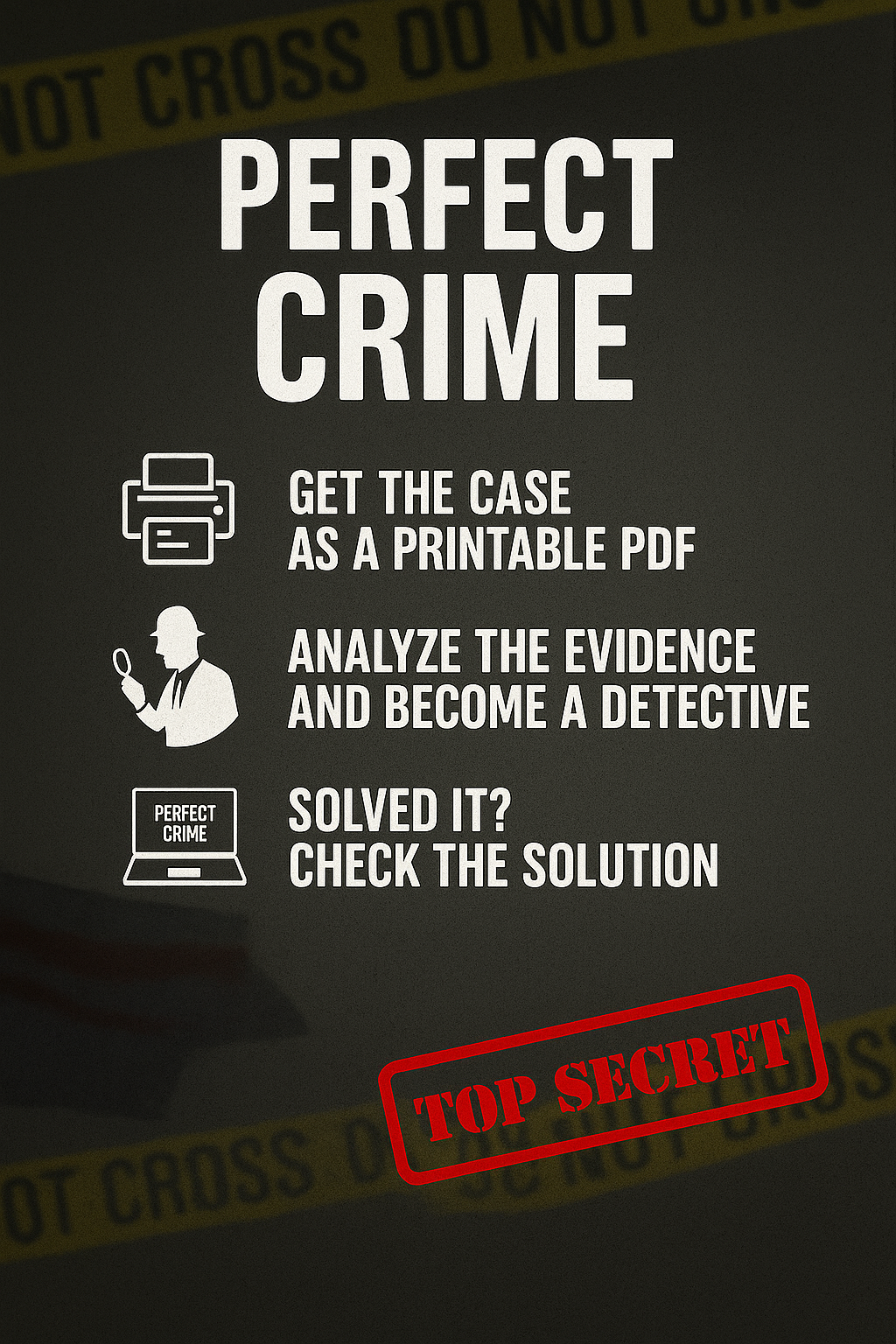 INVESTIGATION GAME - TODAY 3X1 - GET 3 REAL CASES