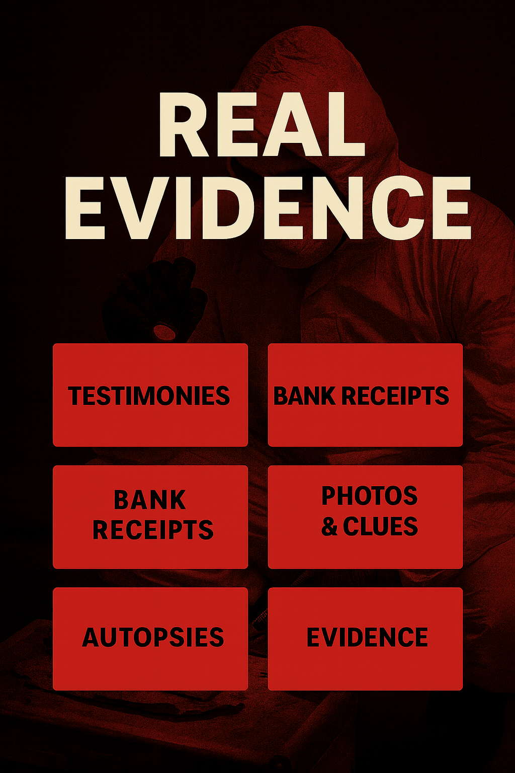 INVESTIGATION GAME - TODAY 3X1 - GET 3 REAL CASES